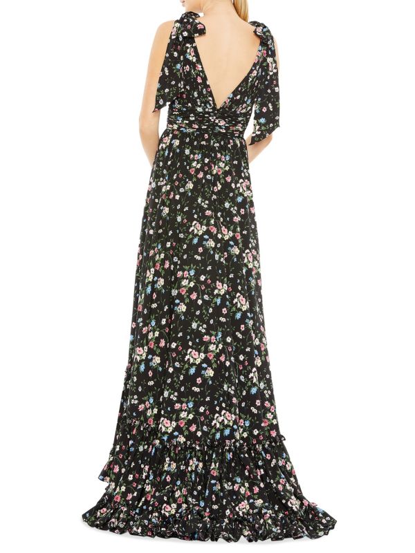 Женский Сарафан MAC DUGGAL Flowy Floral A Line MAC DUGGAL