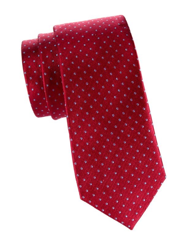 Галстук Saks Fifth Avenue Pattern Silk Tie Saks Fifth Avenue