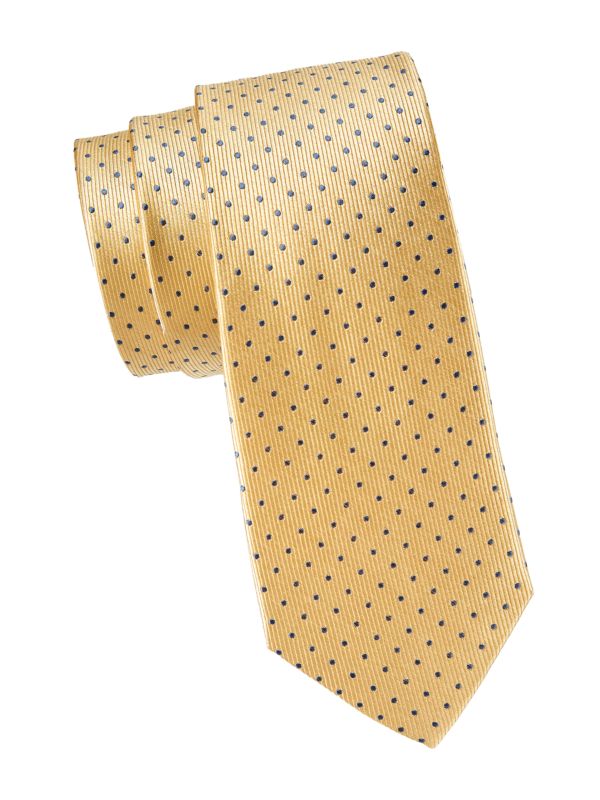 Галстук Saks Fifth Avenue Pattern Silk Tie Saks Fifth Avenue