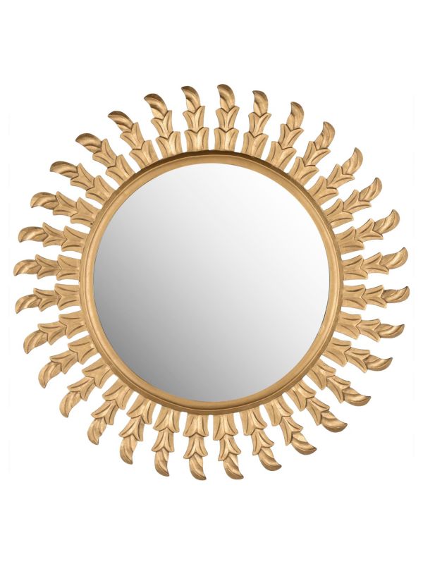 Inca Round Sun Mirror Safavieh