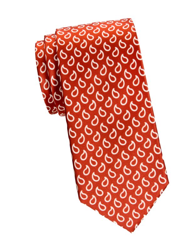 Галстук Brioni Print Silk Tie Brioni