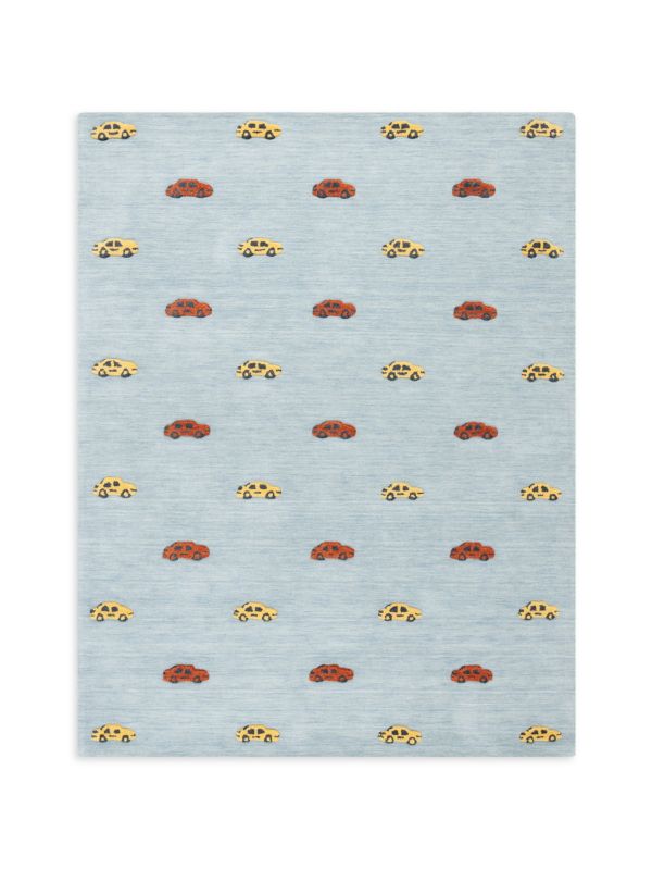 Car Patterned Wool Blend Accent Rug Safavieh