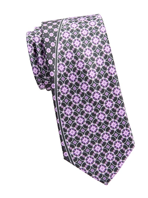 Галстук Brioni Geometric Silk Brioni