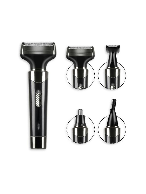 4-Piece Rechargeable 4-In-1 Razor, Trimmer & Clipper Vysn