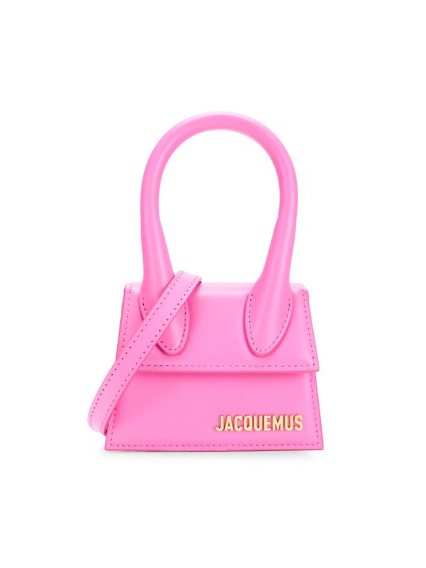 Сумка сэтчел Jacquemus Mini Le Chiquito Logo Leather Two Way Top Handle Jacquemus