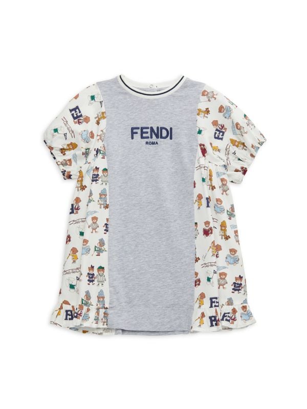 Детское Платье FENDI С Медведем FENDI