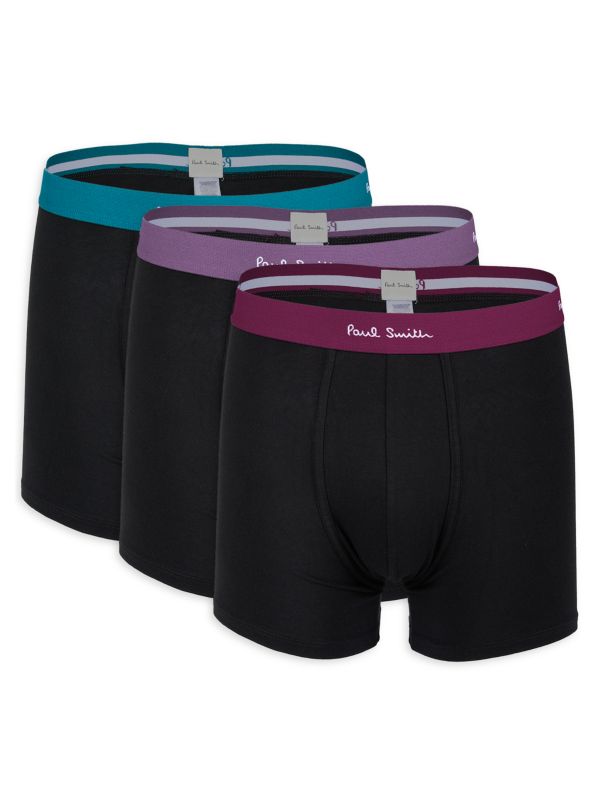 Мужские Боксеры Paul Smith Логотип 3-Pack Paul Smith