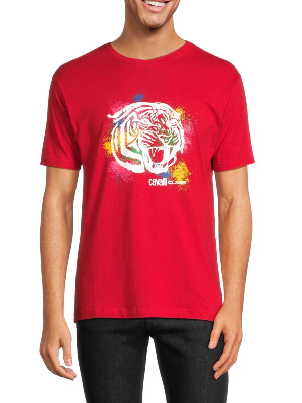 Мужская Футболка cavalli CLASS Graphic Tee Cavalli CLASS