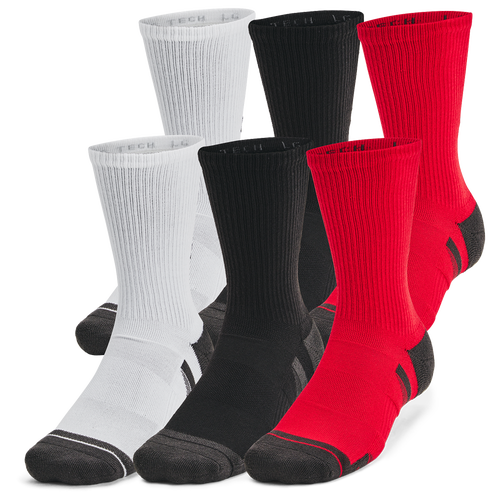 Under Armour Perf Tech 6 Pack Crew Socks Under Armour