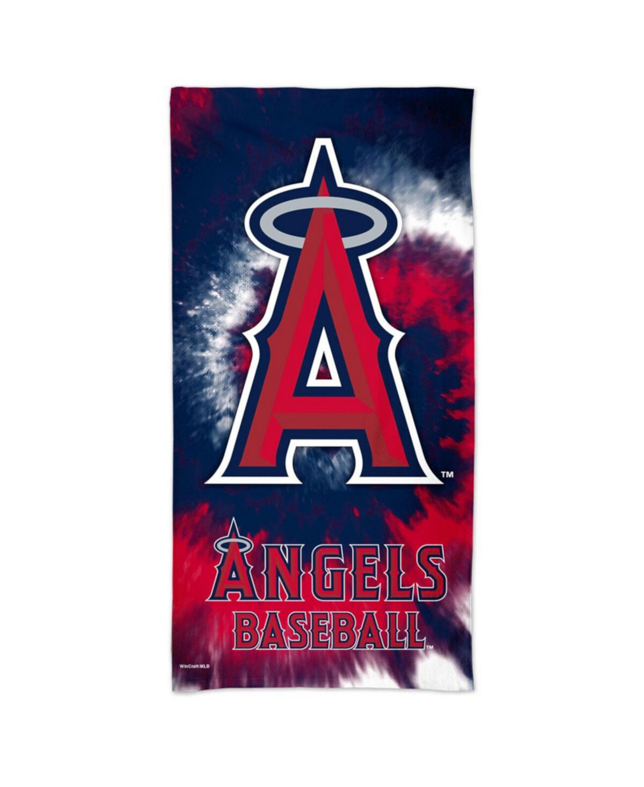 Los Angeles Angels 60'' x 30'' Tie-Dye Spectra Beach Towel Wincraft