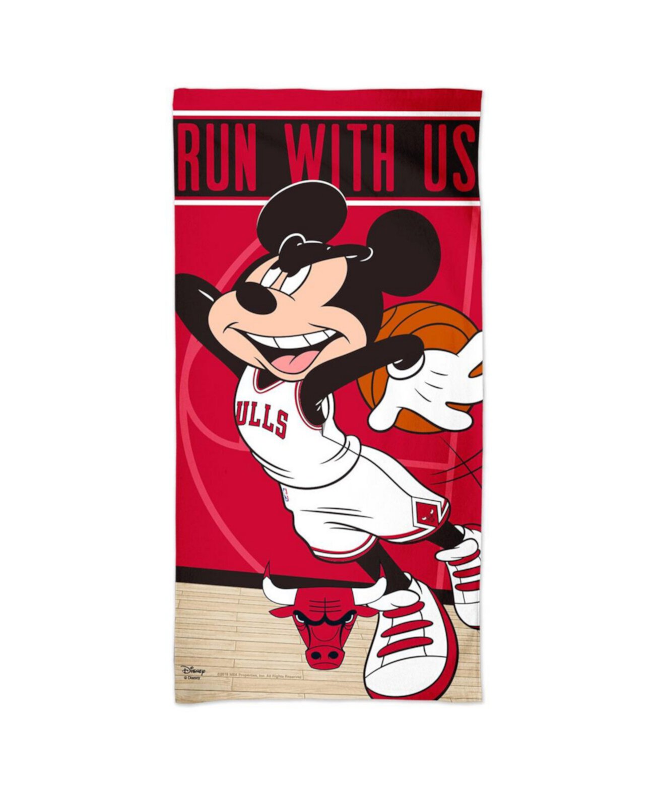 Chicago Bulls 30'' x 60'' Disney Spectra Beach Towel Wincraft