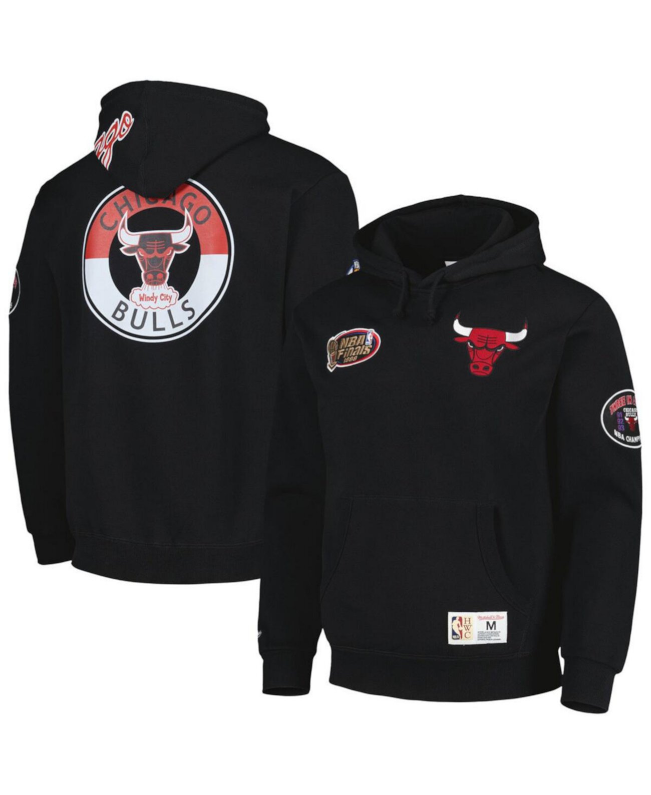 Мужская Толстовка Mitchell & Ness Чикаго Буллс City Collection Heritage Mitchell & Ness