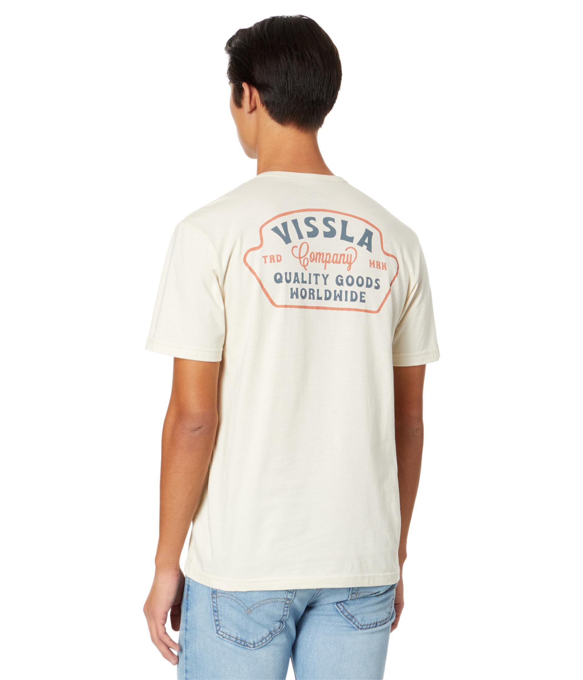 Мужская Футболка VISSLA Quality Goods Organic VISSLA