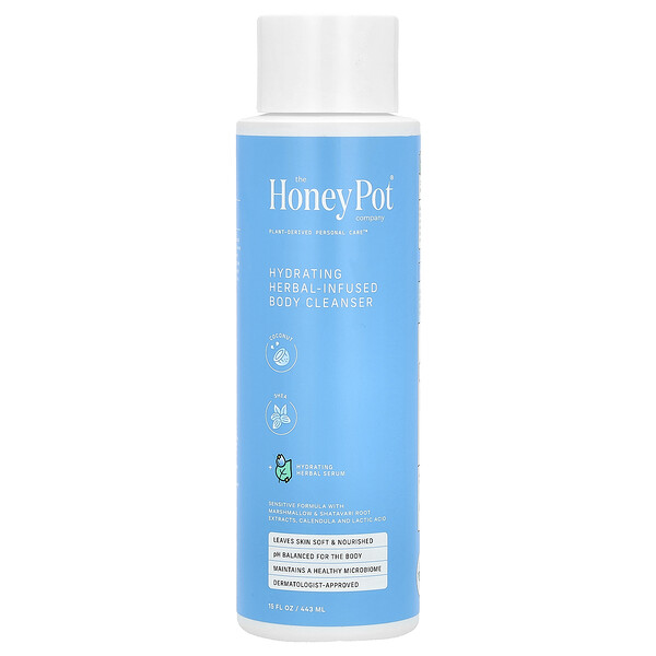 Hydrating Herbal-Infused Body Cleanser, Coconut & Shea, 15 fl oz (443 ml) The Honey Pot