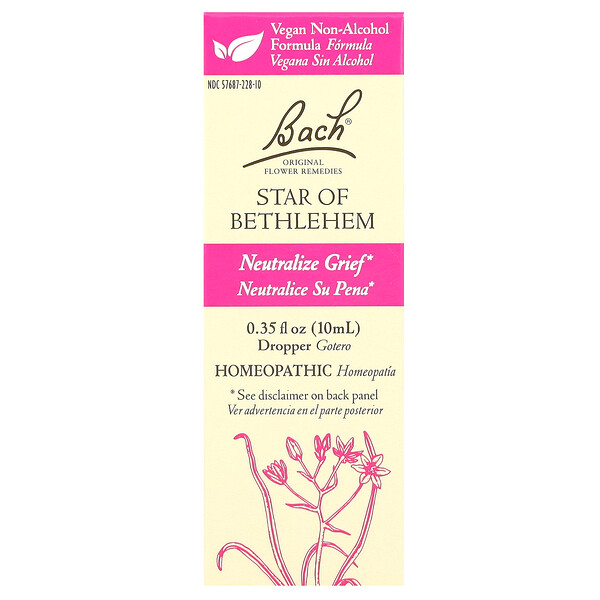 Original Flower Remedies, Star of Bethlehem, 0.35 fl oz (Жидкие унции) (10 ml) Bach