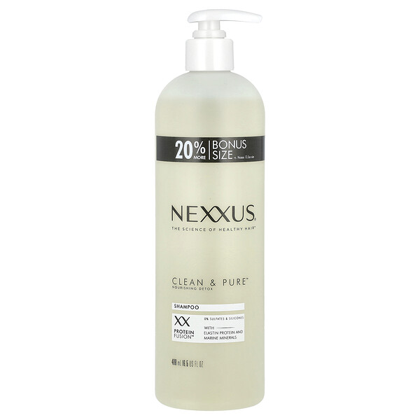 Clean & Pure™, Nourishing Detox Shampoo, For All Hair Types, 16.5 fl oz (488 ml) Nexxus