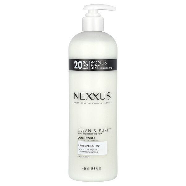 Clean & Pure™, Nourishing Detox Conditioner, All Hair Types, 16.5 fl oz (488 ml) Nexxus