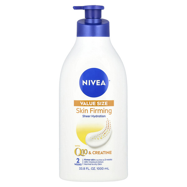 Skin Firming Sheer Hydration Body Lotion, 33.8 fl oz (1,000 ml) Nivea