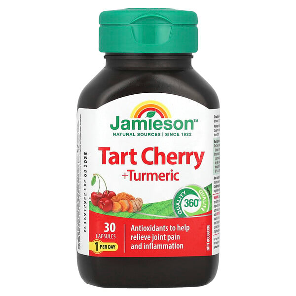 Tart Cherry + Turmeric, 30 Capsules (Капсулы) Jamieson Vitamins