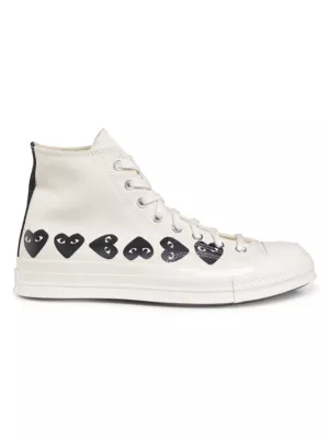 Унисекс Кеды Converse CdG PLAY Chuck Taylor All Star Multi-Heart Converse