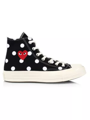 Унисекс Кеды Converse CdG PLAY Chuck Taylor All Star с Пунктирным Узором Converse