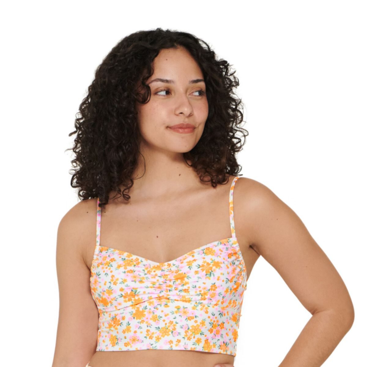 Детский Топ для плавания Ninety-Nine Degrees Shirred Tunnel Crop Tankini Ninety-Nine Degrees