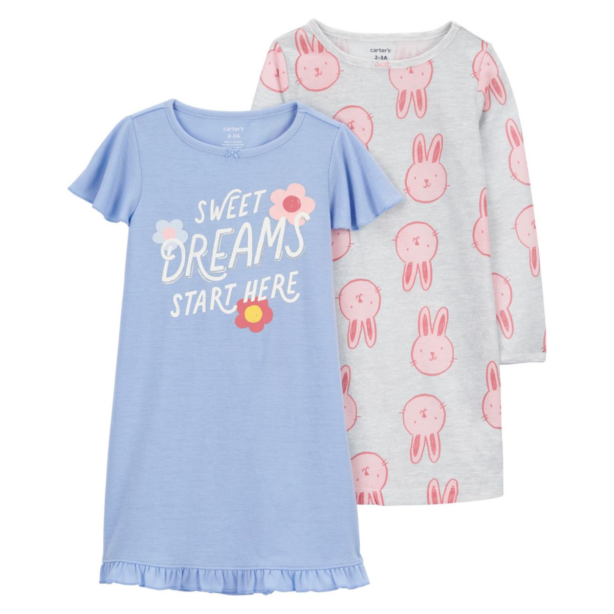 Girls 4-14 Carter's 2-pk Nightgown Set Carter's