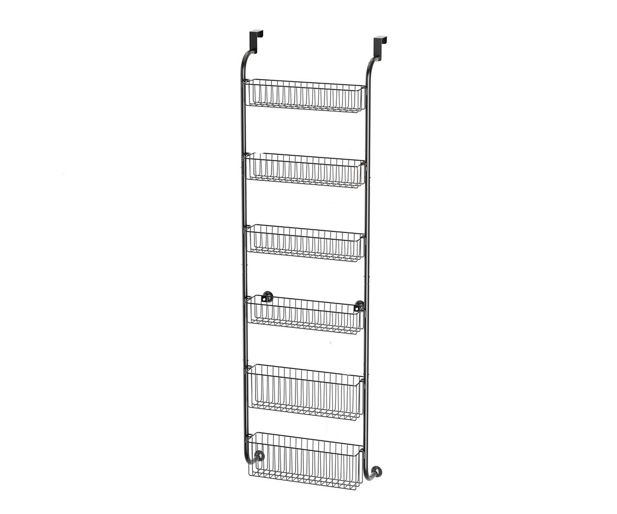 62.99'', 6 Tier Over Door Pantry Organizer Hanging Storage Rack Edge Collections