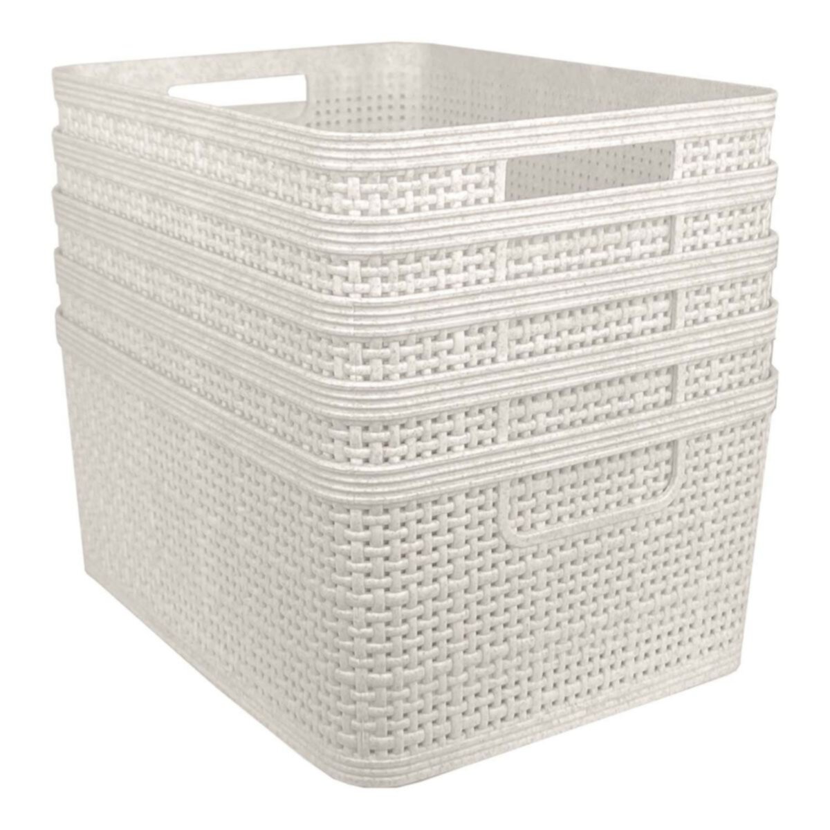 Belle Maison 5-pk. Small Rectangle Wheat Bins Belle Maison