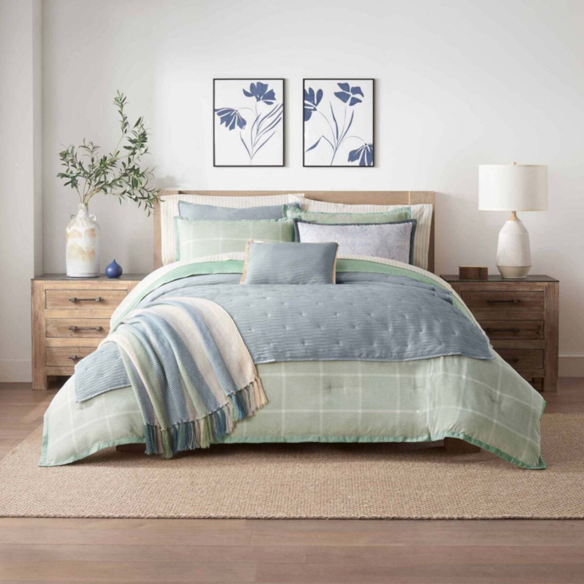 Martex Nadine Sage Comforter Set Martex