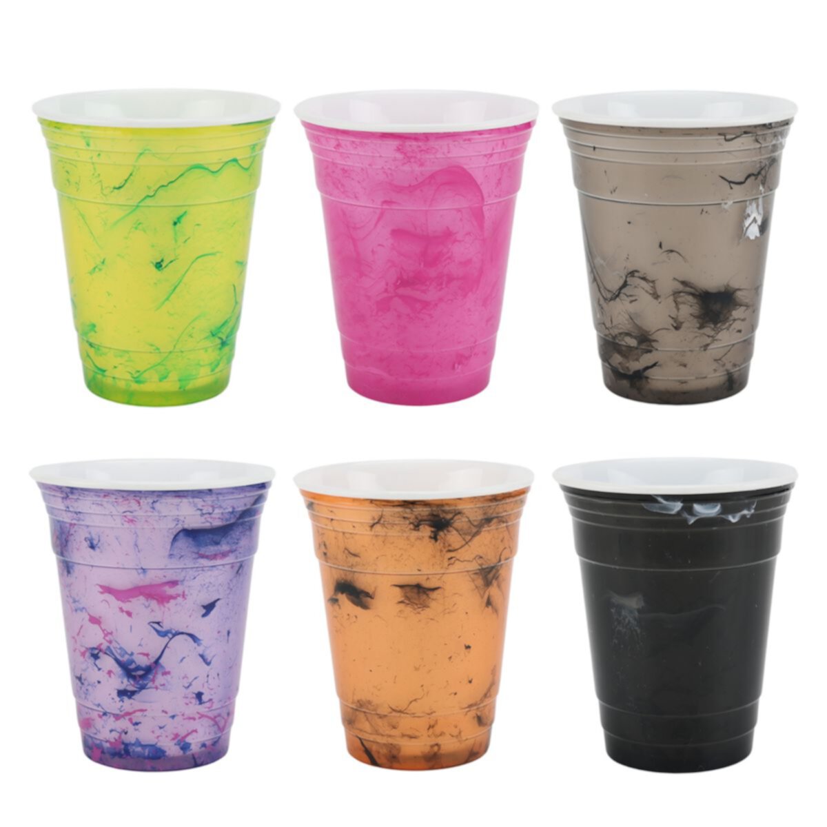 Celebrate Together™ Halloween Set Of 6 Marbled Party Cups Celebrate Together