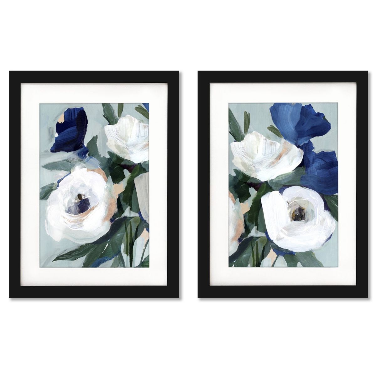 Americanflat Spring Flowers Frame Wall Art 2-piece Set Americanflat