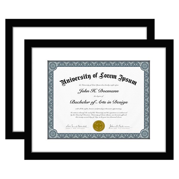 Americanflat Diploma Frames 2 Pack Americanflat