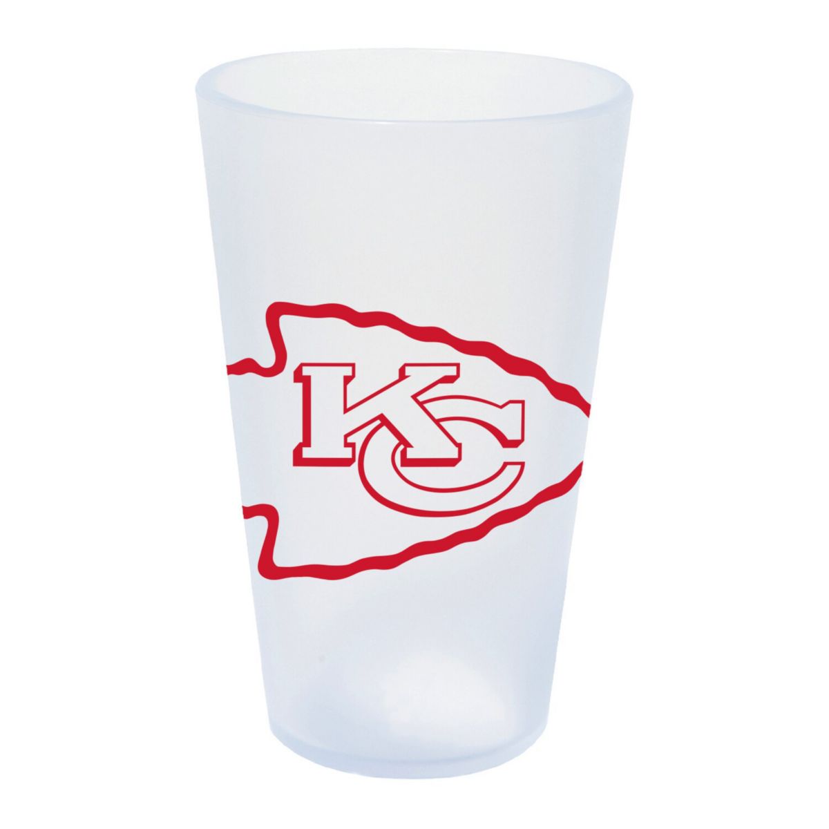 WinCraft Kansas City Chiefs 16oz. Icicle Silicone Pint Glass Wincraft