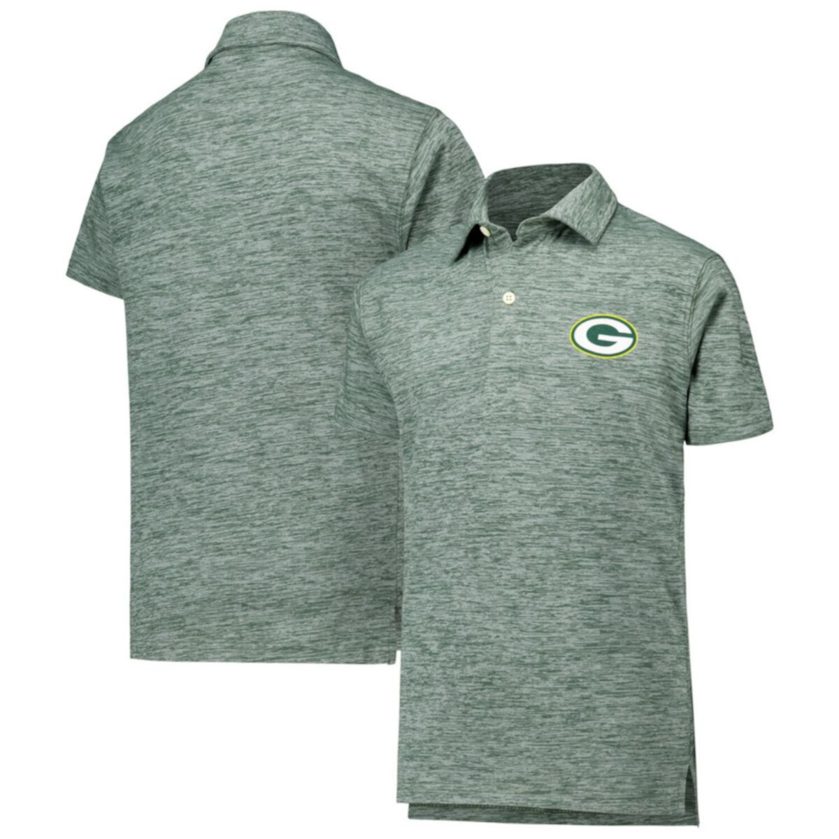 Детская Джерси Wes & Willy Green Bay Packers Cloudy Yarn Polo Wes & Willy