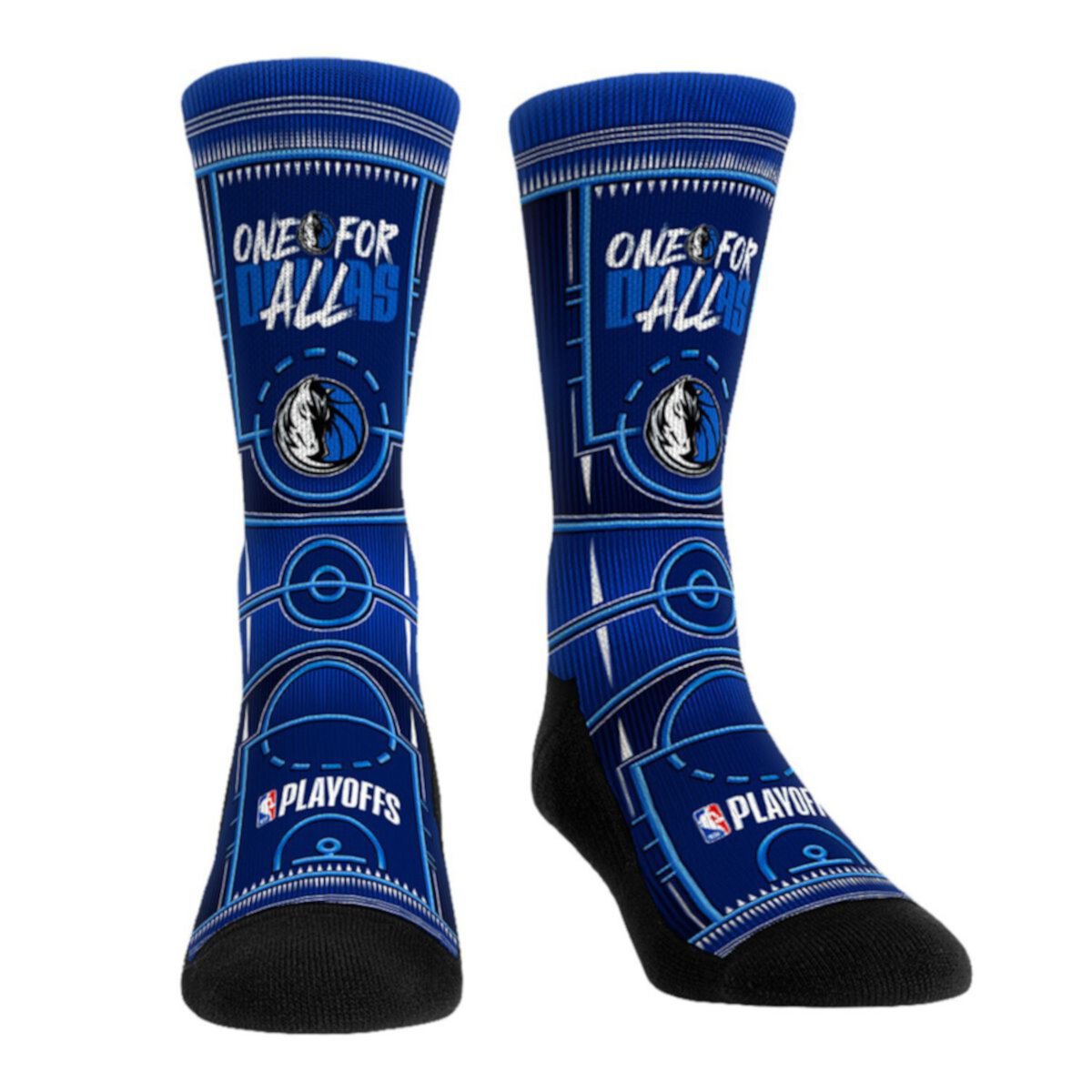 Унисекс Носки Rock Em Socks Синие Даллас Маверикс 2024 NBA Playoffs Rock Em Socks