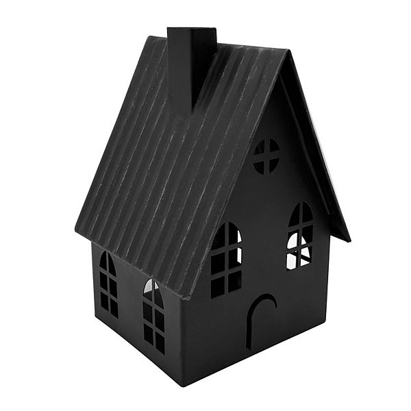 Celebrate Together™ Halloween Black House Lantern Table Decor Celebrate Together