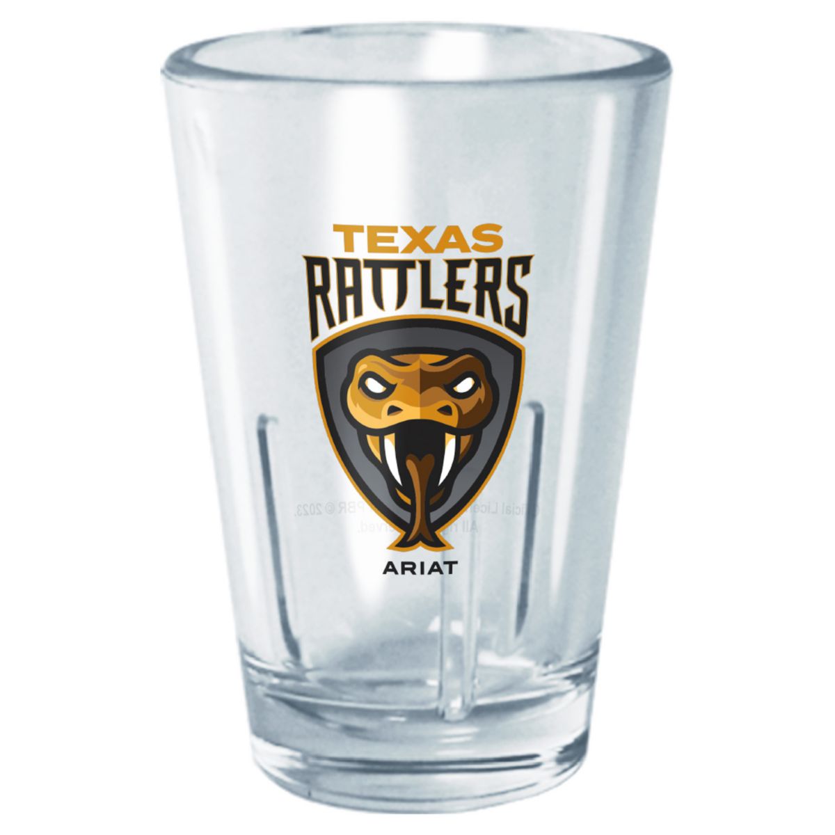 PBR Texas Rattlers Badge 2 oz. Tritan Shot Glass Licensed Character