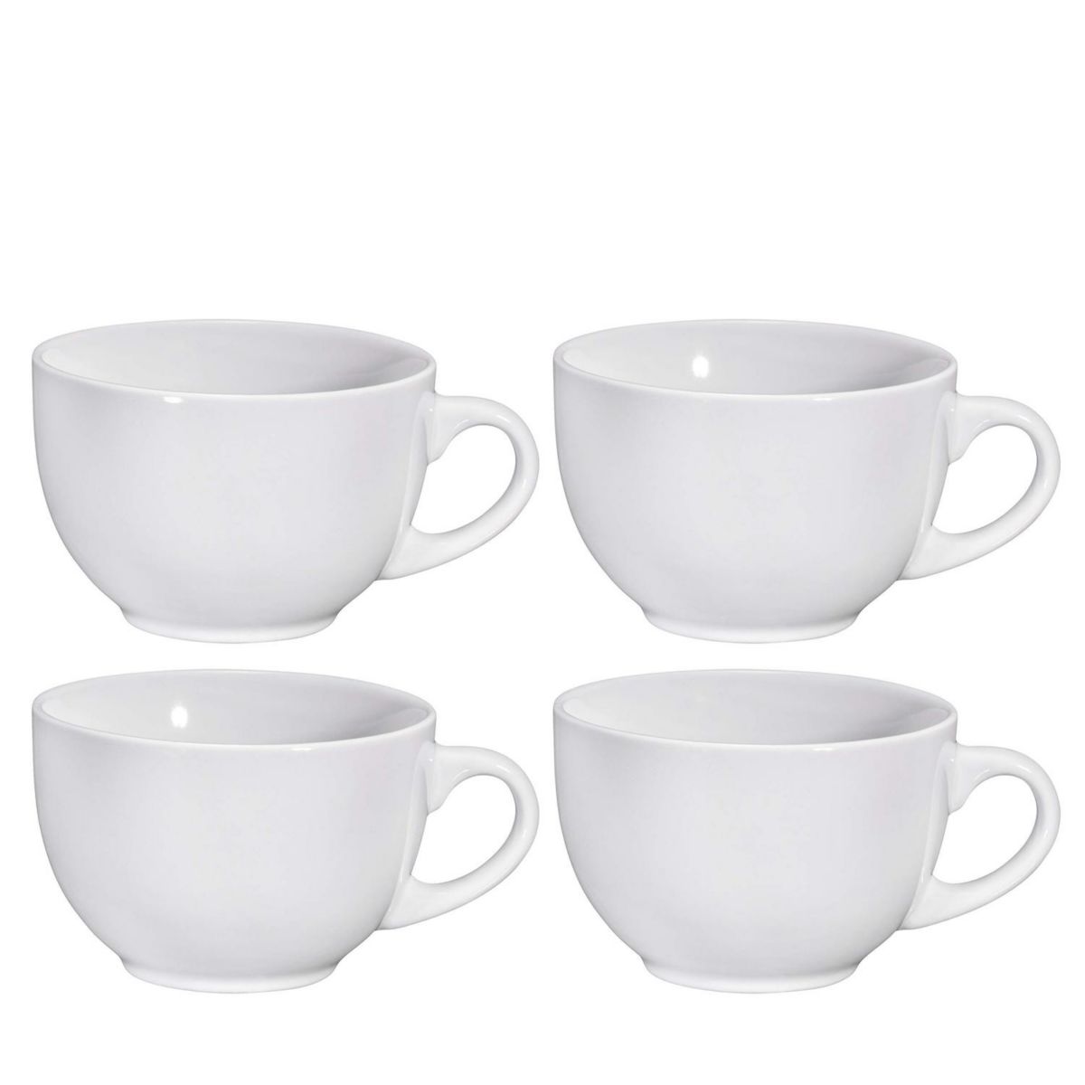 Ceramic Coffee Mug Set - Ideal For Coffee, Soup & Cereal - Best Gift For Christmas Bruntmor