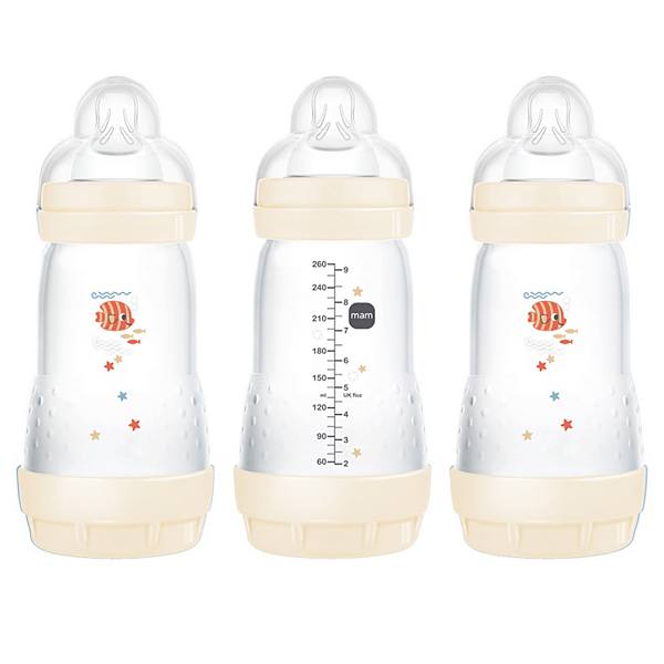 MAM Easy Start Anti-Colic 3-Pack 9oz Baby Bottle MAM