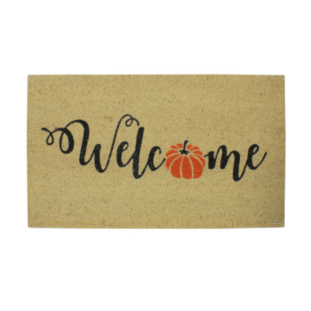 Northlight Pumpkin &#34;Welcome&#34; Doormat Northlight