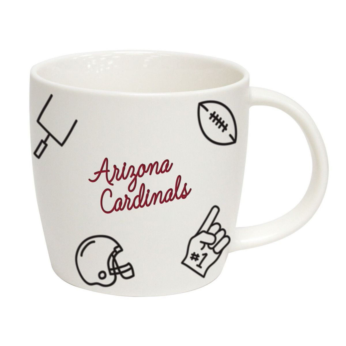 Arizona Cardinals 18oz. Playmaker Mug Logo Brand