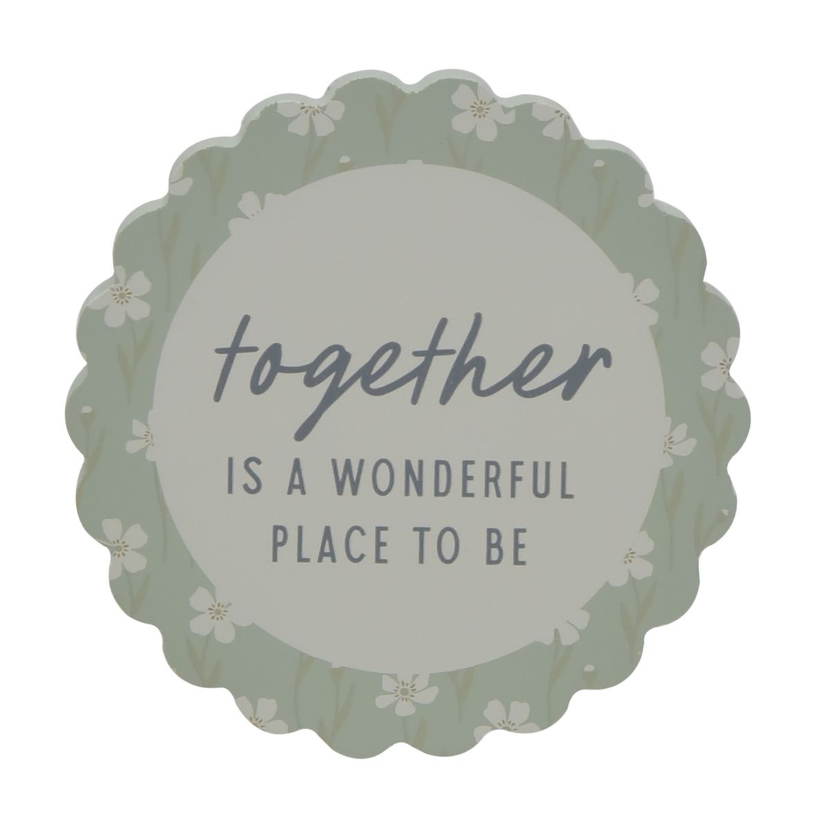 Belle Maison Together Sentiment Round Table Decor Belle Maison