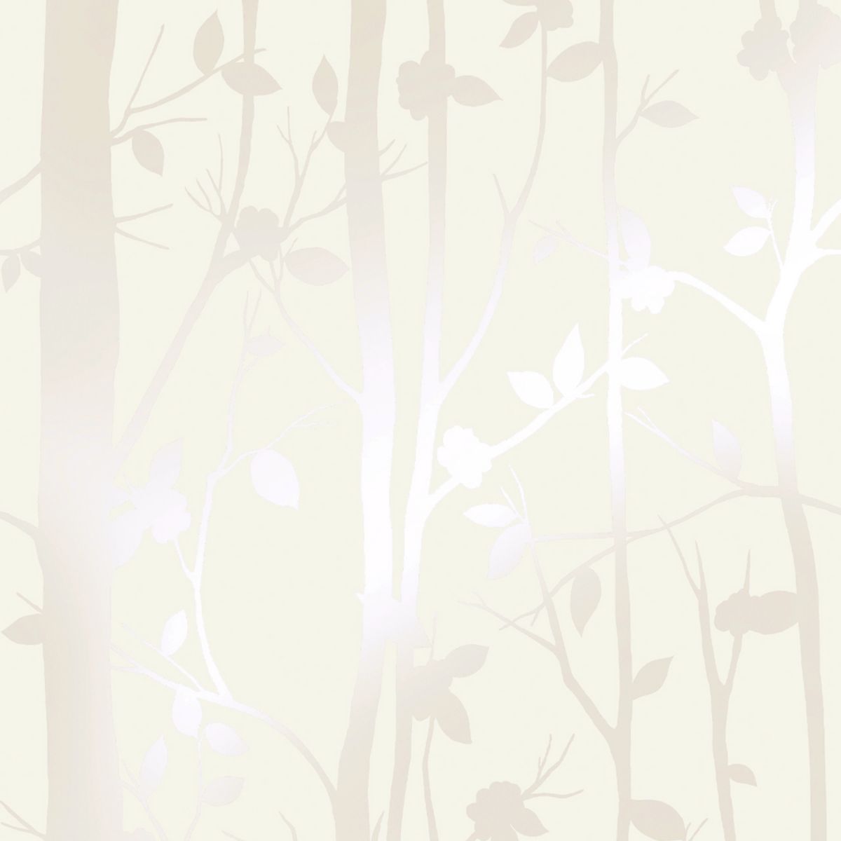 Laura Ashley Cottonwood Pearlescent White Wallpaper Laura Ashley