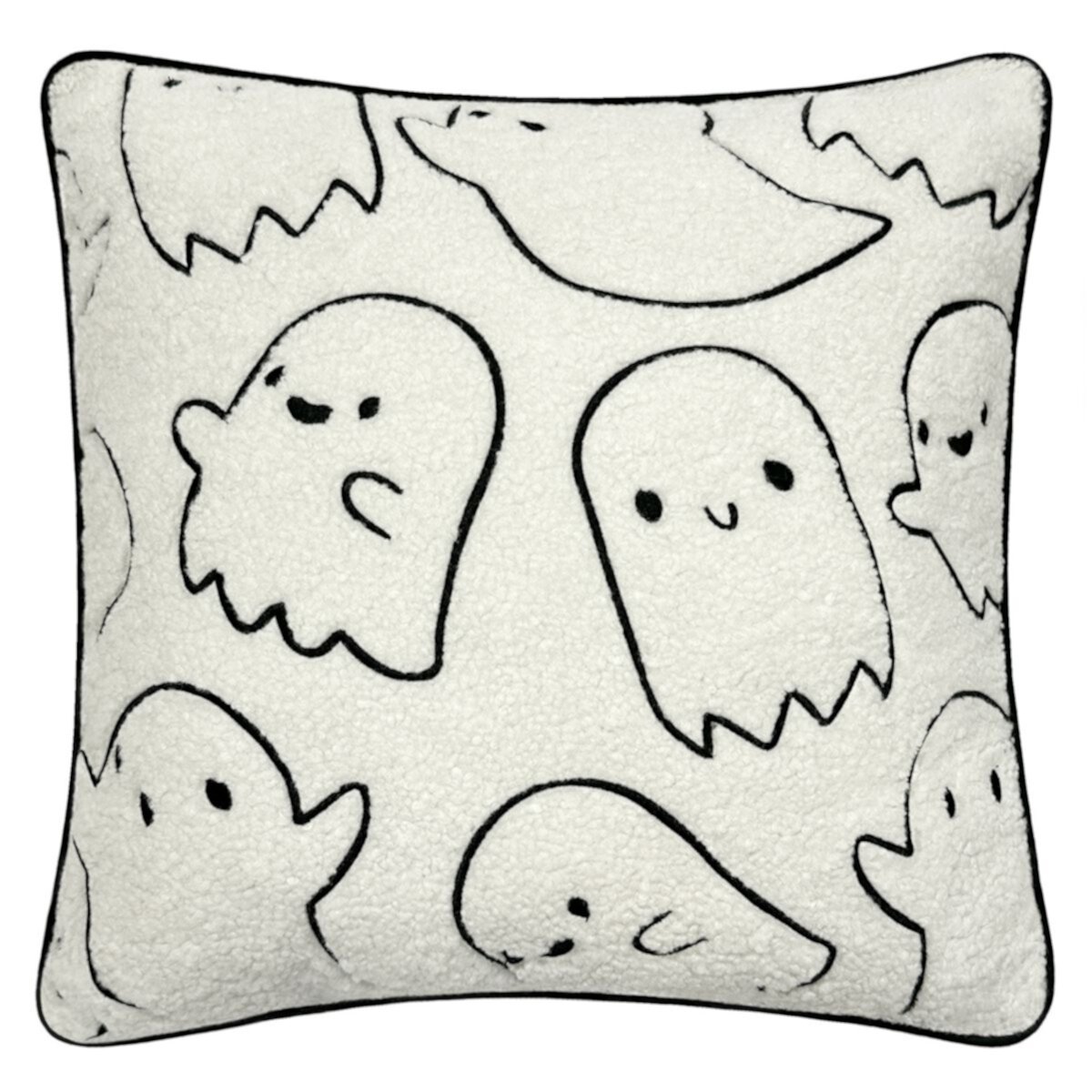 Celebrate Together™ Halloween White Ghost Sherpa Decorative Throw Pillow Celebrate Together