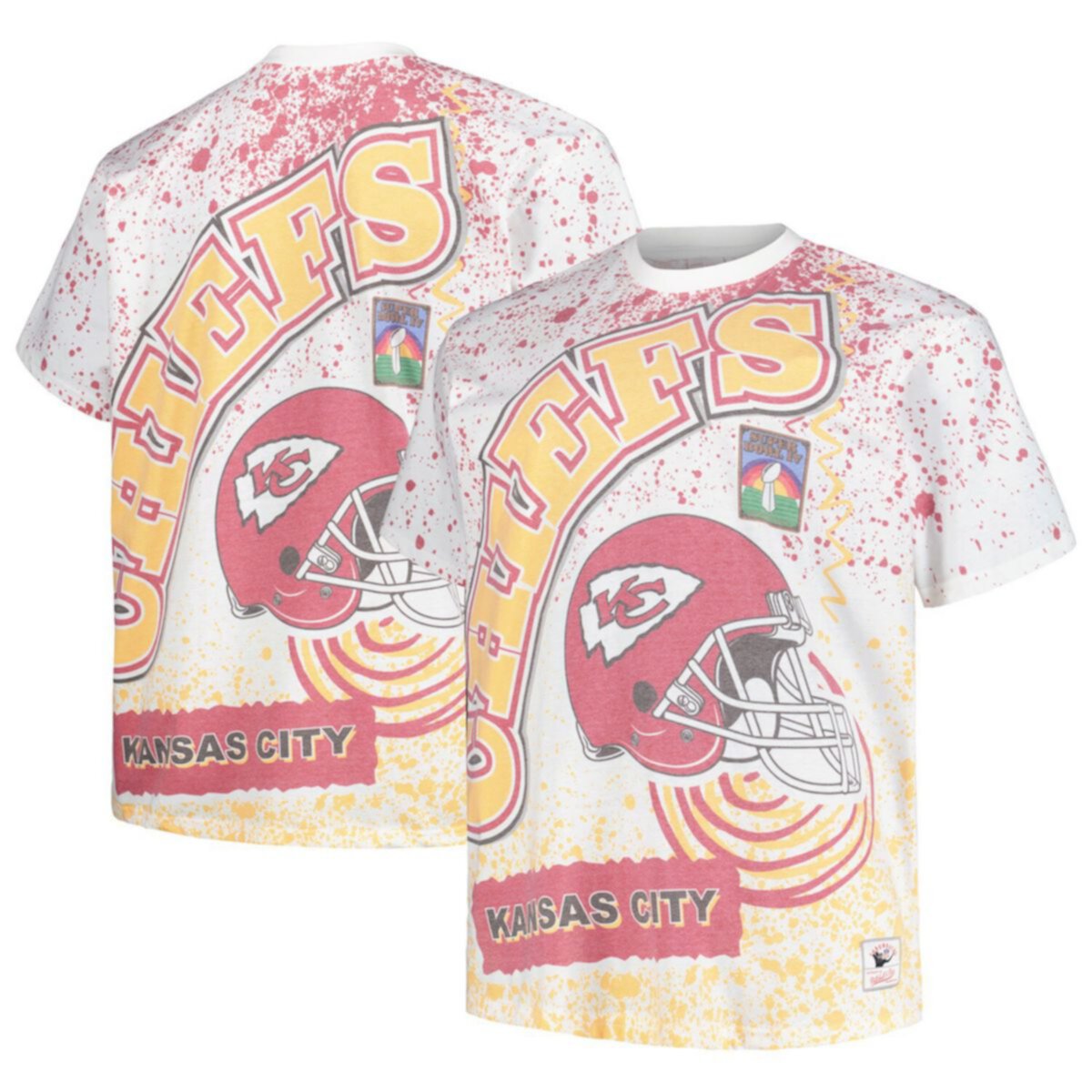 Мужская Футболка Mitchell & Ness Kansas City Chiefs Mitchell & Ness