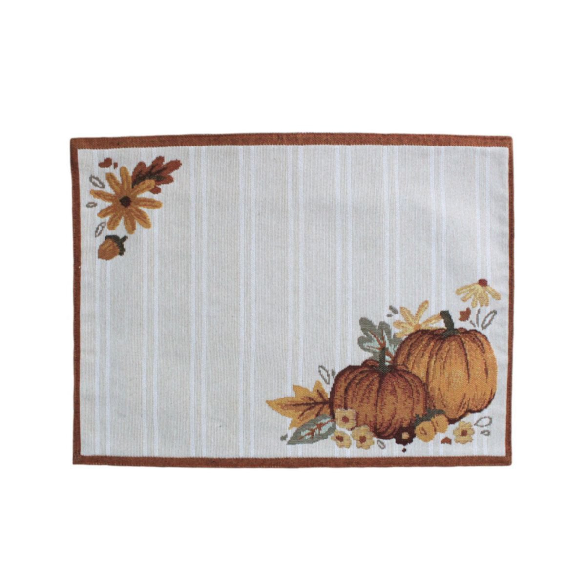 Celebrate Together™ Fall Pumpkin Tapestry Placemat Celebrate Together