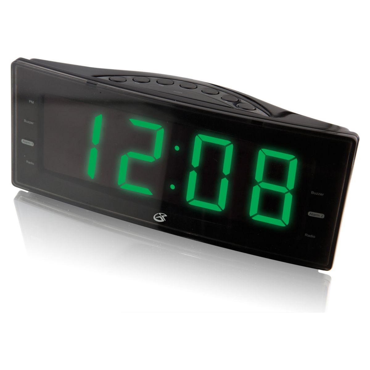 GPX AM/FM Clock Radio with 1.8-in. Display Gpx