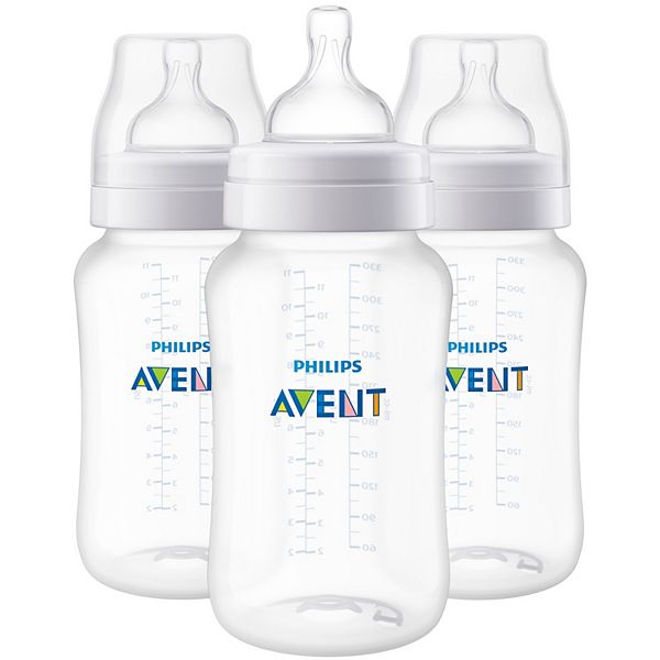 Avent Anti-Colic 11-oz. Baby Bottles 3-Pack Avent