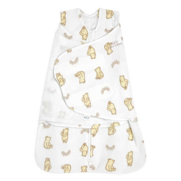 Disney's Winnie The Pooh SleepSack® Newborn Micro Fleece Swaddle by HALO® Halo